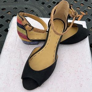 New Nine West colorful sandals